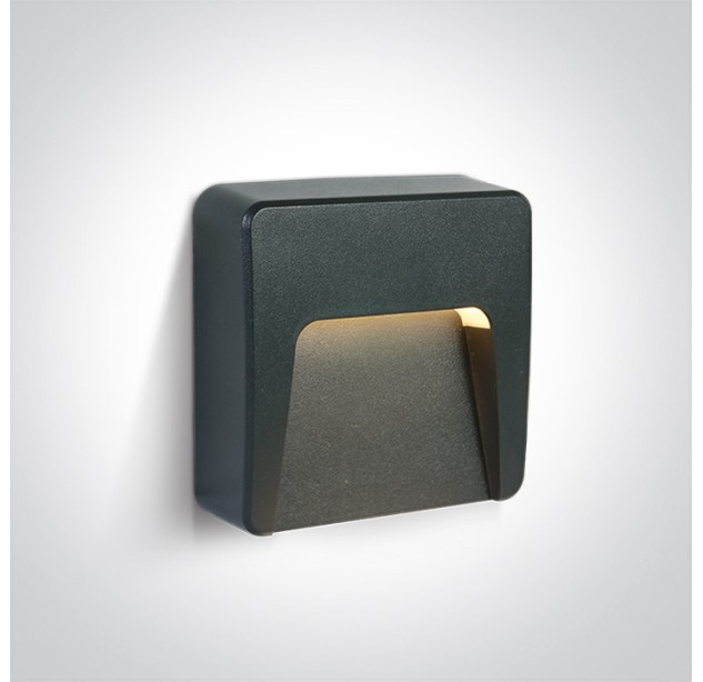 Sieninis LED šviestuvas 3W IP65 67418/AN/V
