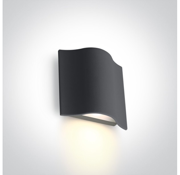 Sieninis LED šviestuvas 6W 3000K IP54 67422/AN/W