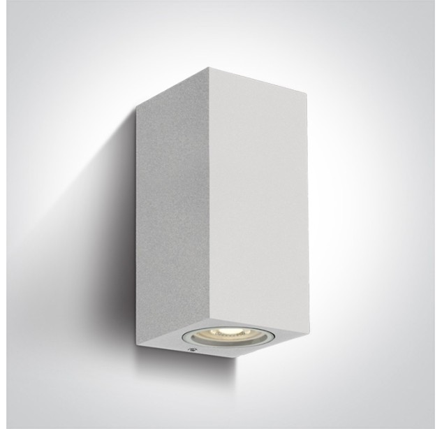 Sieninis šviestuvas 2x2x10W GU10 IP65 67426A/W