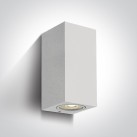 Sieninis šviestuvas 2x2x10W GU10 IP65 67426A/W