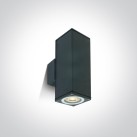 Sieninis šviestuvas 2x2x10W GU10 IP54 67426C/AN