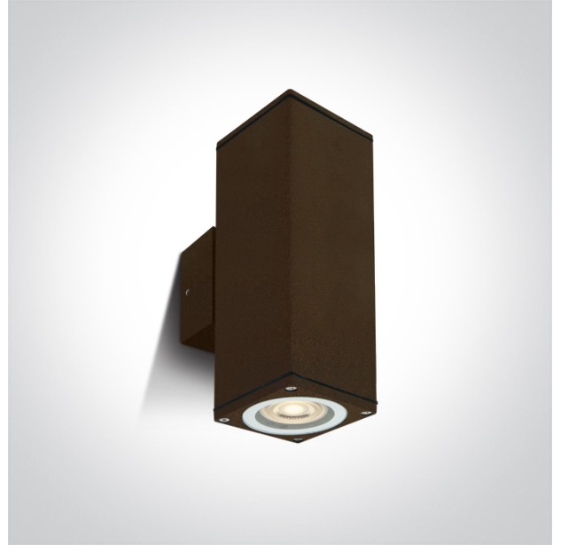 Sieninis šviestuvas 2x2x10W GU10 IP54 67426C/BR