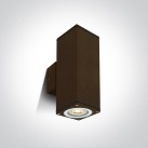 Sieninis šviestuvas 2x2x10W GU10 IP54 67426C/BR