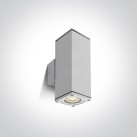 Sieninis šviestuvas 2x2x10W GU10 IP54 67426C/W
