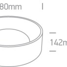 Lubinis LED šviestuvas 35W CCT 67452/B/V