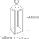 Outdoor LED Floor Lamp 3W 3000K IP54 67462/B/W Outdoor LED Floor Lamp 3W 3000K IP54 67462/B/W