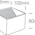Sieninis LED šviestuvas 6W 3000K 67466A/B/W