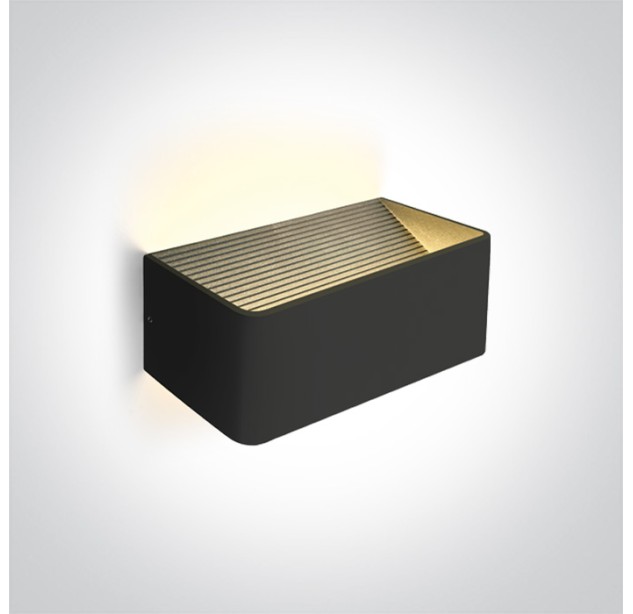 Sieninis LED šviestuvas 6W 3000K 67466B/B/W Sieninis LED šviestuvas 6W 3000K 67466B/B/W