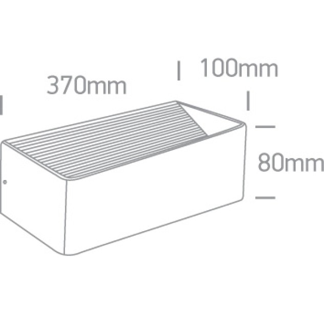 Sieninis LED šviestuvas 12W 3000K 67466C/B/W Sieninis LED šviestuvas 12W 3000K 67466C/B/W