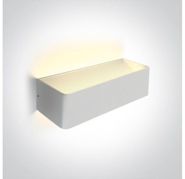Sieninis LED šviestuvas 12W 3000K 67466C/W/W