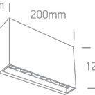 Sieninis LED šviestuvas 6W IP65 67472A/AN/V