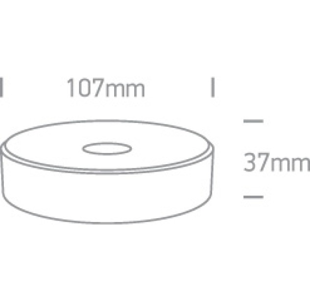 Lubinis LED šviestuvas 6W 3000K IP65 67484/B/W