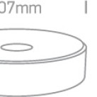 Lubinis LED šviestuvas 6W 3000K IP65 67484/W/W