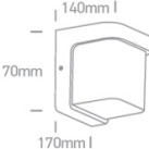 Sieninis LED šviestuvas 12W IP54 67492/AN/V Sieninis LED šviestuvas 12W IP54 67492/AN/V