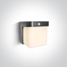 Sieninis LED šviestuvas 12W 3000K IP54 67492P/AN/W
