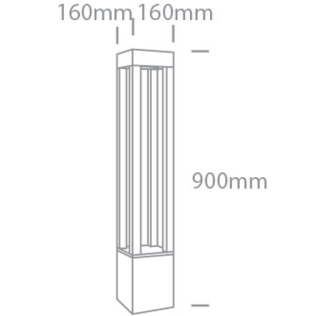 Lauko pastatomas LED šviestuvas 22W 4000K IP65 67504A/AN/C Lauko pastatomas LED šviestuvas 22W 4000K IP65 67504A/AN/C