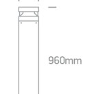 Lauko pastatomas LED šviestuvas 20W 4000K IP65 67510B/AN/C