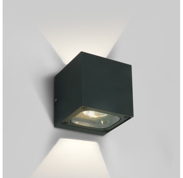 Sieninis LED šviestuvas 2x6W 3000K IP65 67524B/AN/W Sieninis LED šviestuvas 2x6W 3000K IP65 67524B/AN/W