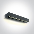 Sieninis LED šviestuvas 9W 3000K IP65 67526A2/AN/W