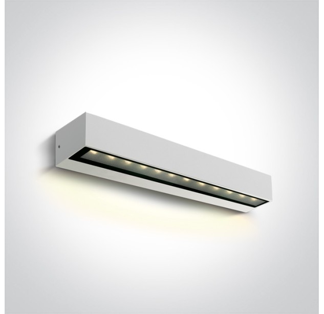 Sieninis LED šviestuvas 9W 3000K IP65 67526A2/W/W Sieninis LED šviestuvas 9W 3000K IP65 67526A2/W/W