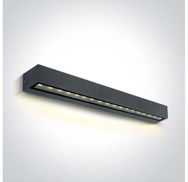 Sieninis LED šviestuvas 13W 3000K IP65 67526A3/AN/W