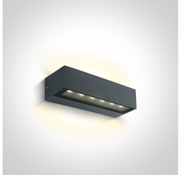 Sieninis LED šviestuvas 2x6W 3000K IP65 67526B1/AN/W Sieninis LED šviestuvas 2x6W 3000K IP65 67526B1/AN/W