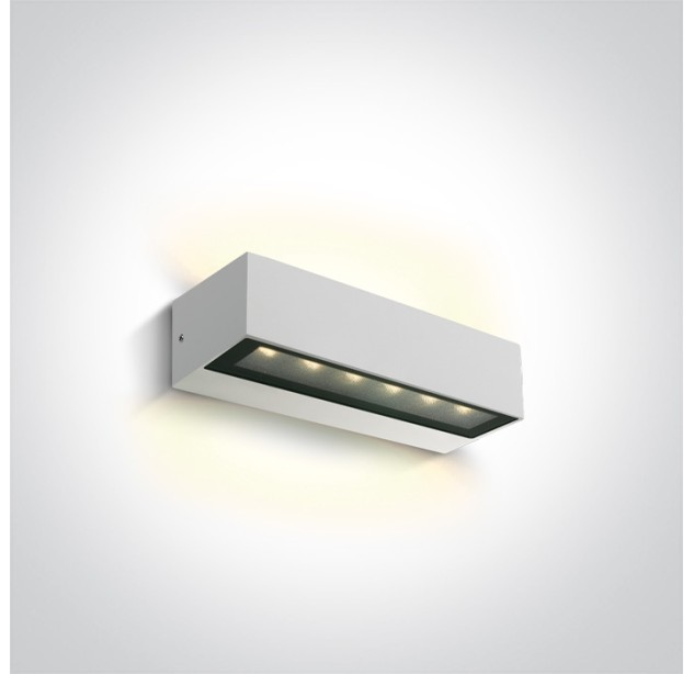 Sieninis LED šviestuvas 2x6W 3000K IP65 67526B1/W/W Sieninis LED šviestuvas 2x6W 3000K IP65 67526B1/W/W