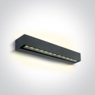Sieninis LED šviestuvas 2x10W 3000K IP65 67526B2/AN/W