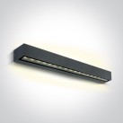 Sieninis LED šviestuvas 2x13W 3000K IP65 67526B3/AN/W