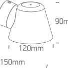 Lauko sieninis šviestuvas 6W GU10 IP65 67534A/AN Lauko sieninis šviestuvas 6W GU10 IP65 67534A/AN
