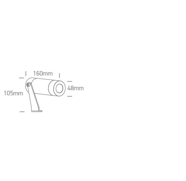 Pastatomas LED šviestuvas 12W 3000K IP65 67538C/B/W Pastatomas LED šviestuvas 12W 3000K IP65 67538C/B/W