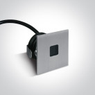 Įleidžiamas sieninis LED šviestuvas 1W 3000K IP54 68004A/AL/W