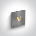 Įleidžiamas sieninis LED šviestuvas 1W 3000K IP54 68004A/AL/W