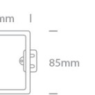 Įleidžiamas sieninis šviestuvas 68006N/BOX