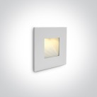 Įleidžiamas sieninis LED šviestuvas 1W 3000K IP44 68006N/W