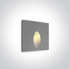 Įleidžiamas sieninis LED šviestuvas 3W 3000K IP54 68032/G/W
