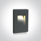 Įleidžiamas sieninis LED šviestuvas 3,6W 3000K IP65 68062/AN/W Įleidžiamas sieninis LED šviestuvas 3,6W 3000K IP65 68062/AN/W