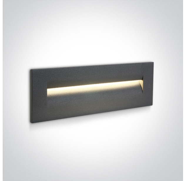 Įleidžiamas sieninis LED šviestuvas 8,5W 3000K IP65 68066/AN/W Įleidžiamas sieninis LED šviestuvas 8,5W 3000K IP65 68066/AN/W