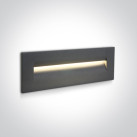 Įleidžiamas sieninis LED šviestuvas 8,5W 3000K IP65 68066/AN/W Įleidžiamas sieninis LED šviestuvas 8,5W 3000K IP65 68066/AN/W
