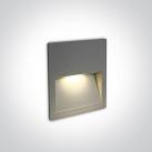 Įleidžiamas sieninis LED šviestuvas 4W 3000K IP65 68068A/G/W Įleidžiamas sieninis LED šviestuvas 4W 3000K IP65 68068A/G/W