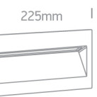 Įleidžiamas sieninis LED šviestuvas 7W 3000K IP65 68068C/AN/W