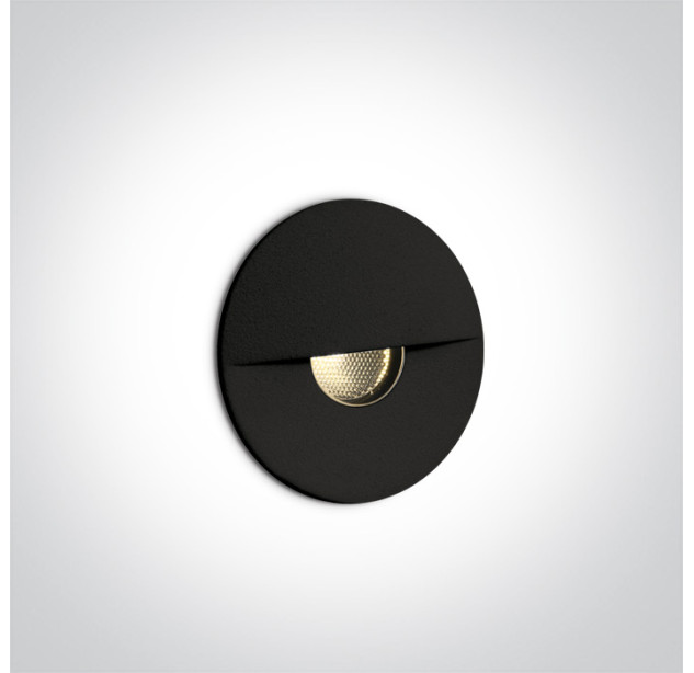 Recessed wall-mounted LED light fixture 1W 3000K IP65 68070/B/W Recessed wall-mounted LED light fixture 1W 3000K IP65 68070/B/W
