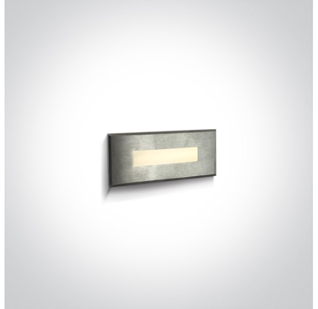 Įleidžiamas sieninis LED šviestuvas 5W 3000K IP65 68072A/W Įleidžiamas sieninis LED šviestuvas 5W 3000K IP65 68072A/W