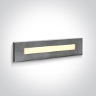 Recessed wall-mounted LED light fixture 10W 3000K IP65 68072C/W