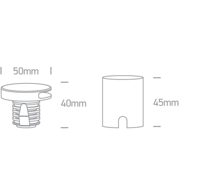 Įleidžiamas sieninis LED šviestuvas 2W 3000K IP65 68074/B/W Įleidžiamas sieninis LED šviestuvas 2W 3000K IP65 68074/B/W