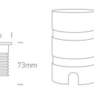 Įžeminis LED šviestuvas 7W 3000K IP67 69056B/W Įžeminis LED šviestuvas 7W 3000K IP67 69056B/W