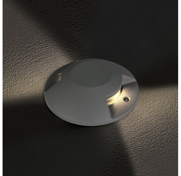 Įleidžiamas sieninis LED šviestuvas 2x6W 3000K IP67 69058B/G/W