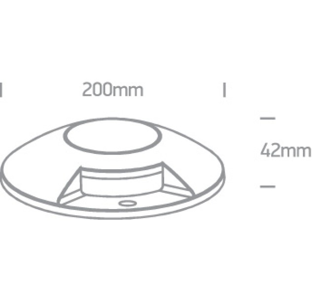 Įleidžiamas sieninis LED šviestuvas 2x6W 3000K IP67 69058B/G/W Įleidžiamas sieninis LED šviestuvas 2x6W 3000K IP67 69058B/G/W