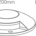Įleidžiamas sieninis LED šviestuvas 2x6W 3000K IP67 69058B/G/W Įleidžiamas sieninis LED šviestuvas 2x6W 3000K IP67 69058B/G/W