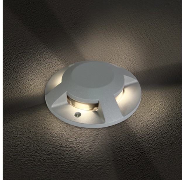 Įleidžiamas sieninis LED šviestuvas 4x3W 3000K IP67 69058C/G/W